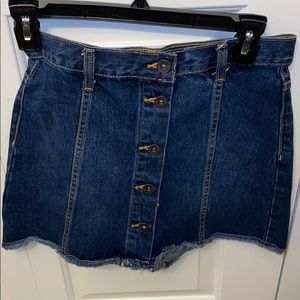 Blue jean skirt